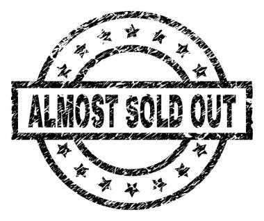 Neredeyse dokulu grunge damga mühür sattı