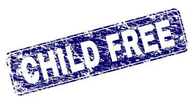 Yuvarlatılmış dikdörtgen damga grunge çocuk ücretsiz çerçeveli