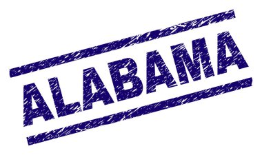 Çizik dokulu Alabama damga mühür