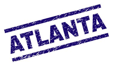 Grunge Atlanta damga mühür dokulu