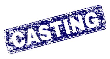 Yuvarlatılmış dikdörtgen damga çizilmiş döküm çerçeveli