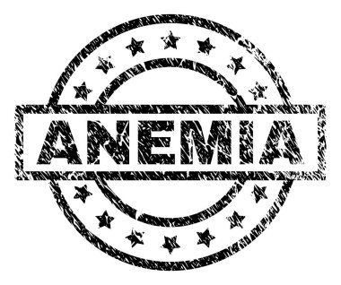 Grunge anemi damga mühür dokulu