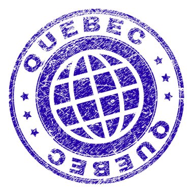 Dokulu Quebec damga mühür çizik