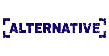 Dokulu alternatif damga mühür köşeleri içinde çizik