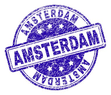 Grunge Amsterdam damga mühür dokulu