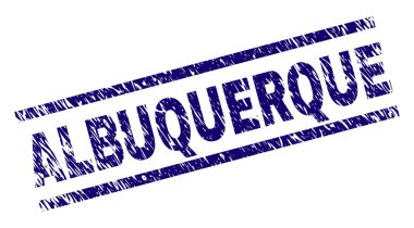 Grunge Albuquerque damga mühür dokulu