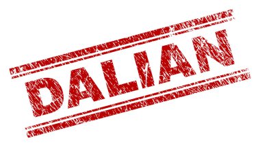 Grunge Dalian damga mühür dokulu