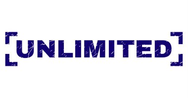 Grunge sınırsız damga mühür köşeleri içinde dokulu