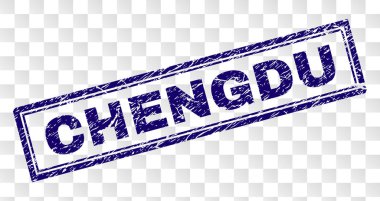 Çizik Chengdu dikdörtgen damgası