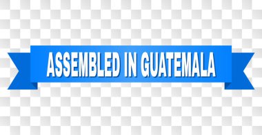 Mavi kurdele ile Guatemala metinde monte