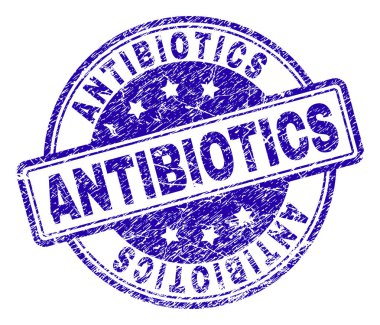 Çizik dokulu antibiyotik damga mühür