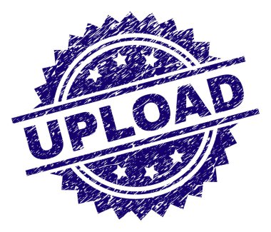 Grunge Upload damga mühür dokulu