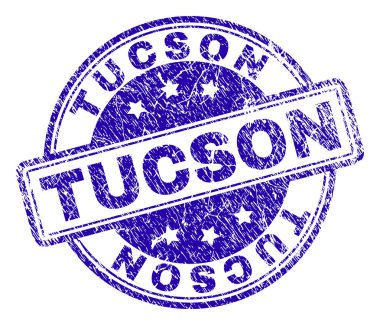 Grunge Tucson damga mühür dokulu