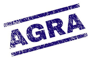 Grunge Agra damga mühür dokulu