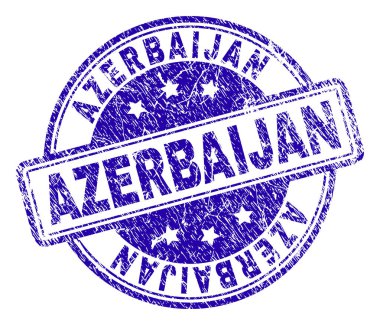 Grunge Azerbaycan damga mühür dokulu