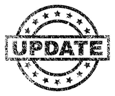 Grunge güncelleştirme damga mühür dokulu