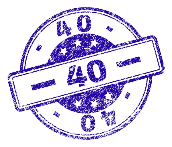 Dokulu 40 damga mühür çizik