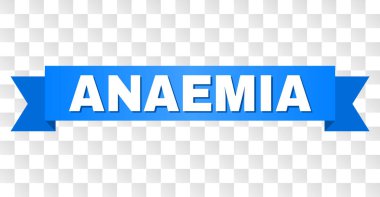 Anemi (kansızlık) metin ile mavi şerit