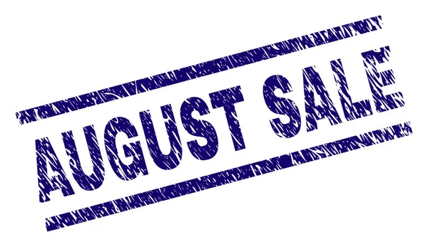 Grunge texturou srpna prodej Značkovací destička — Stockový vektor