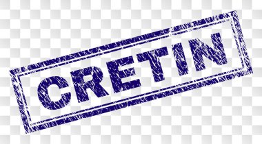 Grunge geri zekalı dikdörtgen damgası