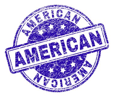 Grunge Amerikan damga mühür dokulu