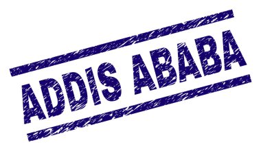 Dokulu Addis Ababa damga mühür çizik