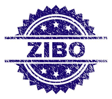 Dokulu Zibo damga mühür çizik