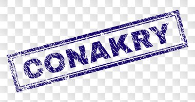 Çizik Conakry dikdörtgen damgası