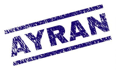 Grunge Ayran damga mühür dokulu