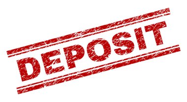 Dokulu mevduat damga mühür çizik