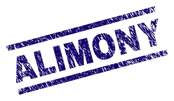 Sello de sello de ALIMONIA texturizado Grunge — Vector de stock