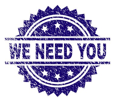 Grunge dokulu biz mühür damgası