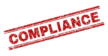 Uyum aşınmış etkisi ile damga mühür. Aşınmış doku ile uyum metnin kırmızı vektör kauçuk baskı. Metin etiketi çift paralel çizgi arasında yer alıyor.