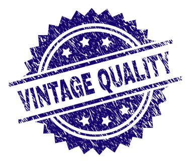 Dokulu Vintage kalite damga mühür çizik