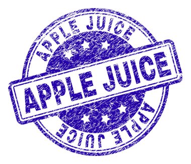 Grunge elma suyu damga mühür dokulu