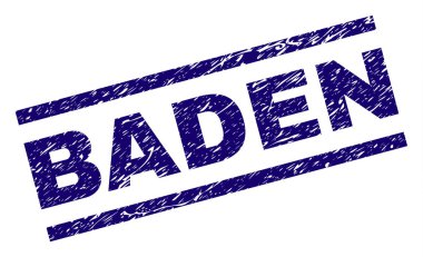 Grunge Baden damga mühür dokulu