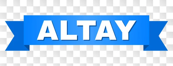 Rayas azules con leyenda ALTAY — Vector de stock