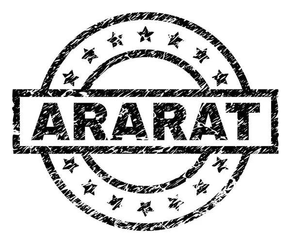 Dokulu Ararat damga mühür çizik