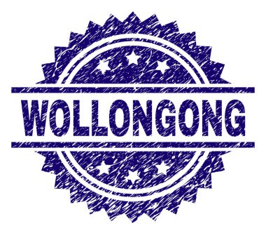 Grunge Wollongong damga mühür dokulu