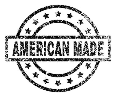 Dokulu Amerikan yapılmış damga mühür çizik