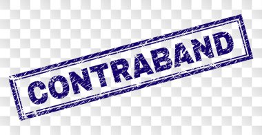 Grunge kaçak dikdörtgen damgası