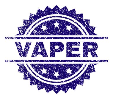 Dokulu Vaper damga mühür çizik