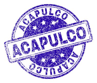 Dokulu Acapulco damga mühür çizik