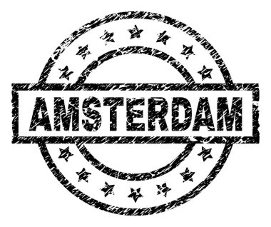 Grunge Amsterdam damga mühür dokulu