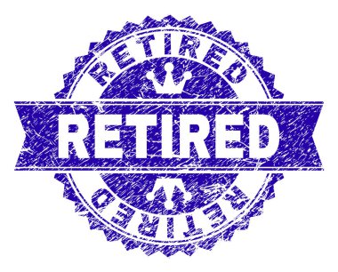 Çizik dokulu emekli mühür ile kurdele pul