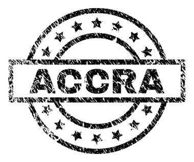 Grunge Accra damga mühür dokulu