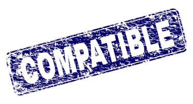 Yuvarlatılmış dikdörtgen damga çizilmiş uyumlu çerçeveli