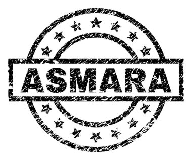 Dokulu Asmara damga mühür çizik