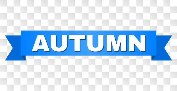 Blå rand med hösten Text — Stock vektor