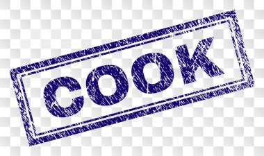 Çizik Cook dikdörtgen damgası